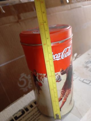 Caja metálica Coca-Cola vintage