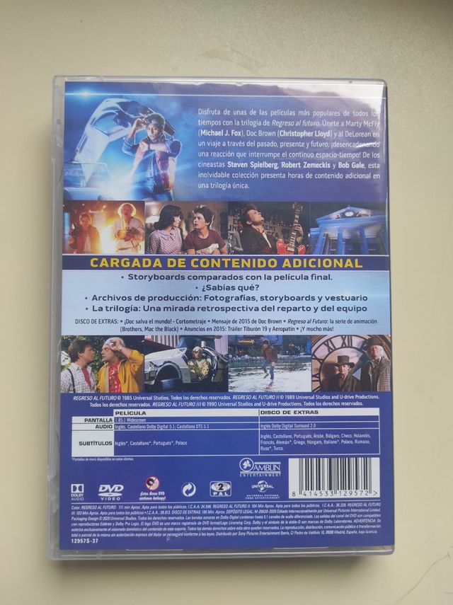 Regreso al Futuro - Trilogía DVD
