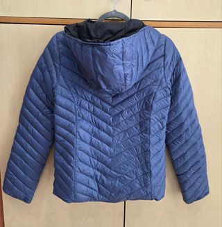 Chaqueta plumifero Wrangler azul reversible mujer