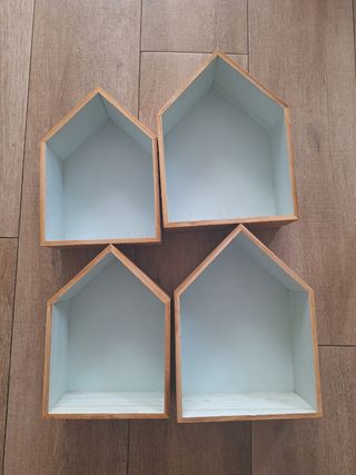 4 Estanterías infantiles madera