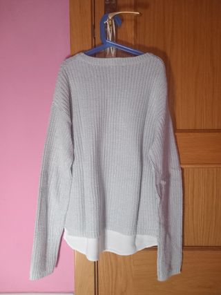 Jersey gris niña 