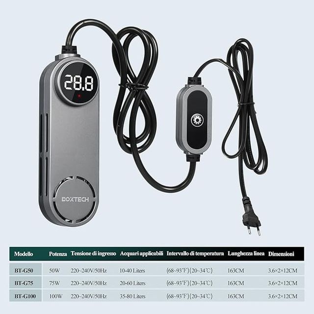 Calentador Acuario Boxtech 50W