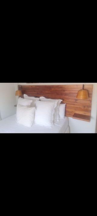 Cabecero cama madera maciza