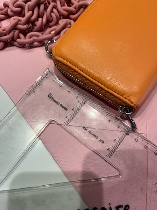 Billetero Tous - Naranja y Rosa