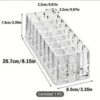 Organizador maquillaje 24 compartimientos 