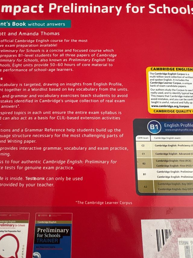 Compact Preliminary for Schools Student's Book ...