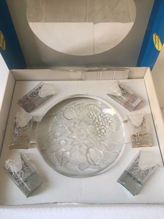 Set 6 bicchierini liquore vetro