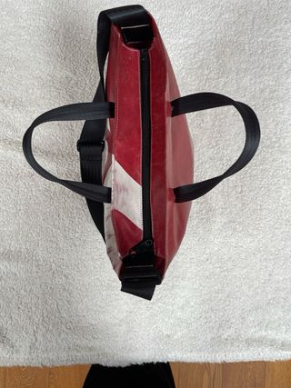 Freitag LELAND - Borsa rossa e bianca