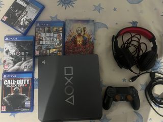 PS4 slim + juegos