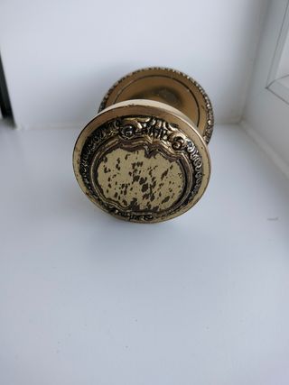 Pomo puerta antiguo bronce