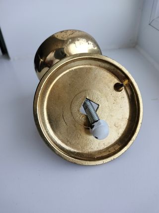 Pomo puerta antiguo bronce