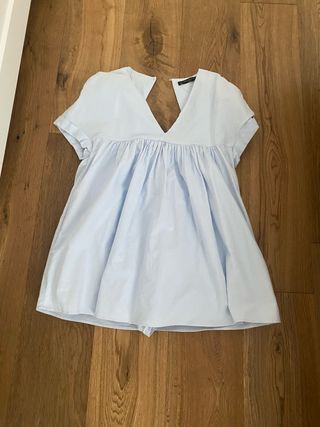 Blusa Zara celeste