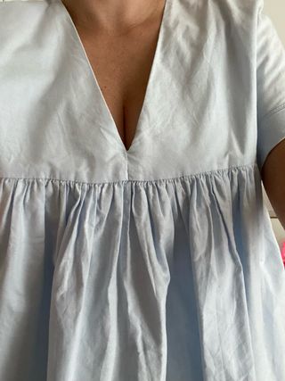 Blusa Zara celeste