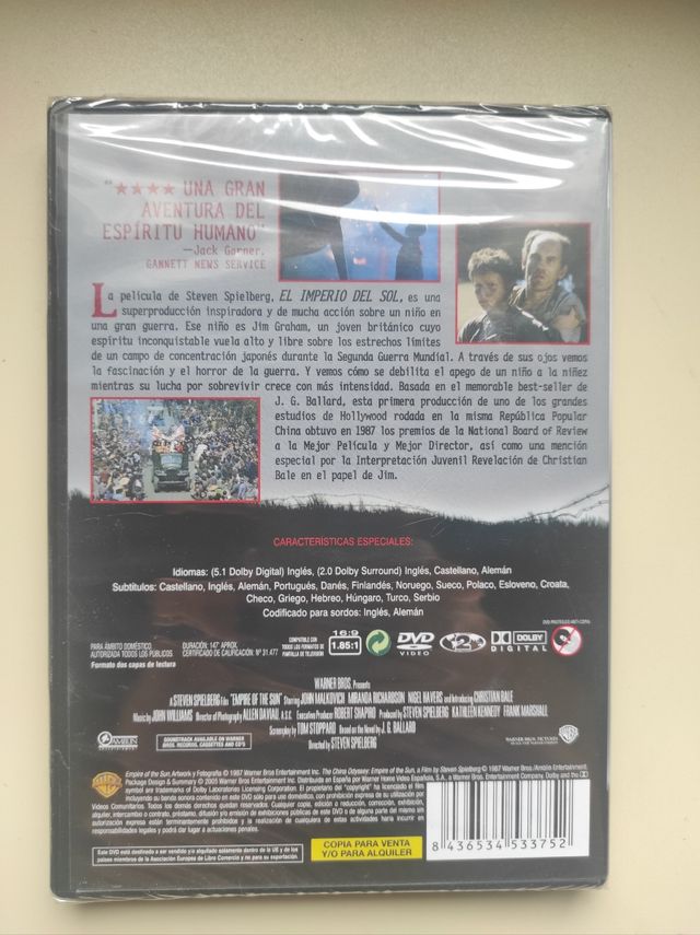 El Imperio del Sol DVD - Spielberg