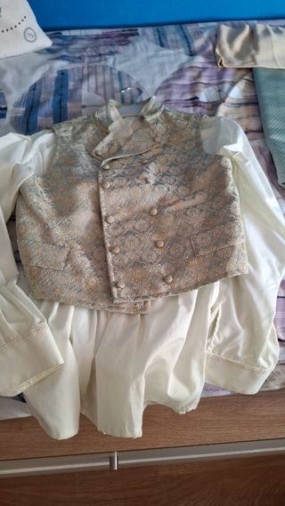 Traje de  fallero niño, talla 12