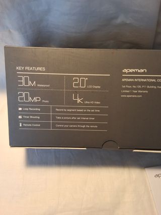 Cámara acción LK A77 4K, nueva sin usar.