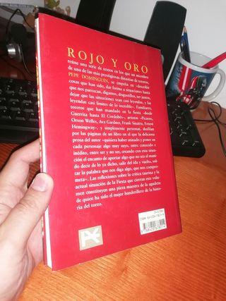 Libro: ROJO Y ORO. PEPE DOMINGUIN