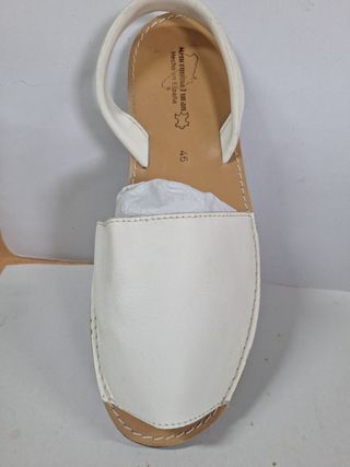 Sandalias Menorquinas blancas - 46