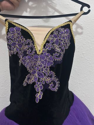 Tutú Ballet Niña Negro-Morado