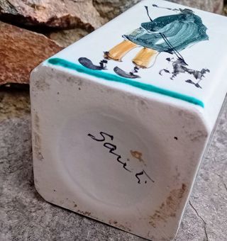 Vaso Luigi  Santi Ceramica Cattolica '50