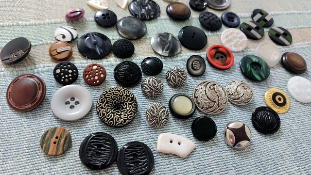 Bottoni vintage multicolor