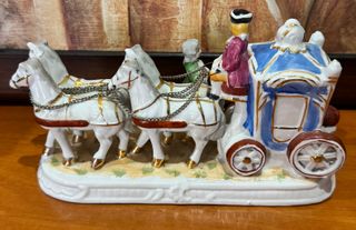 Carroza porcelana antigua