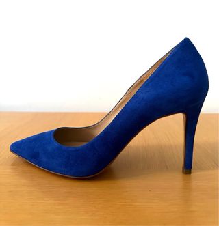 Zapatos Pura López azul, talla 39