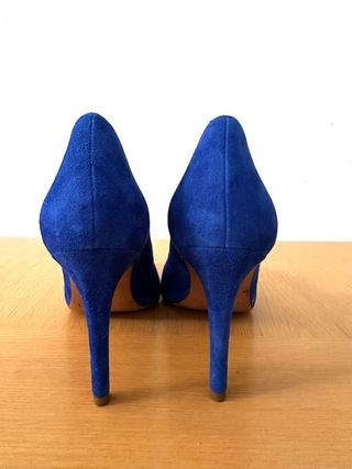 Zapatos Pura López azul, talla 39