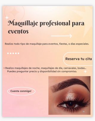 Maquillaje profesional eventos
