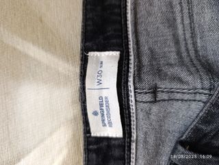 Vaqueros negros largos