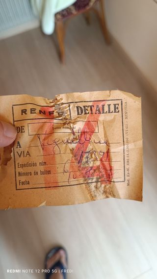 6 sillas antiguas - terciopelo rojo