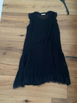 Vestito nero trasparente pizzo