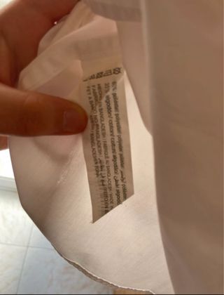 Camisa blanca hombre - talla XL