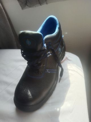 Zapatos seguridad - negros con azul