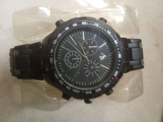 Reloj deportivo negro
