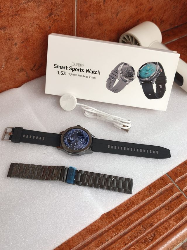 Smartwatch deportivo 1.53" negro