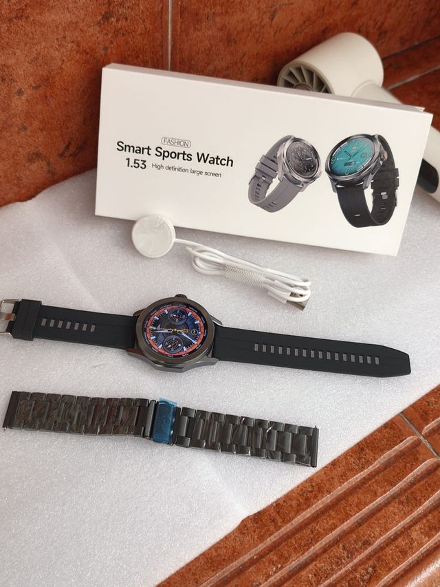 Smartwatch deportivo 1.53" negro