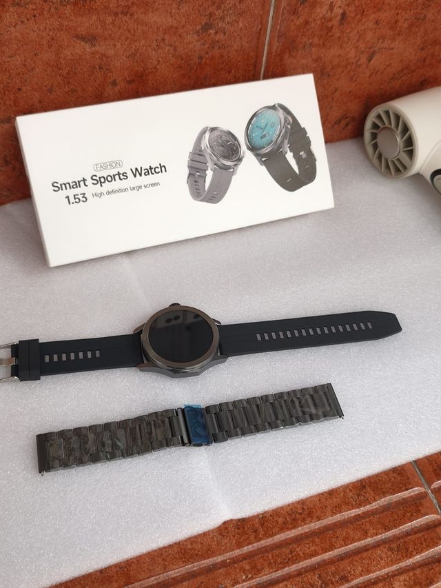 Smartwatch deportivo 1.53" negro