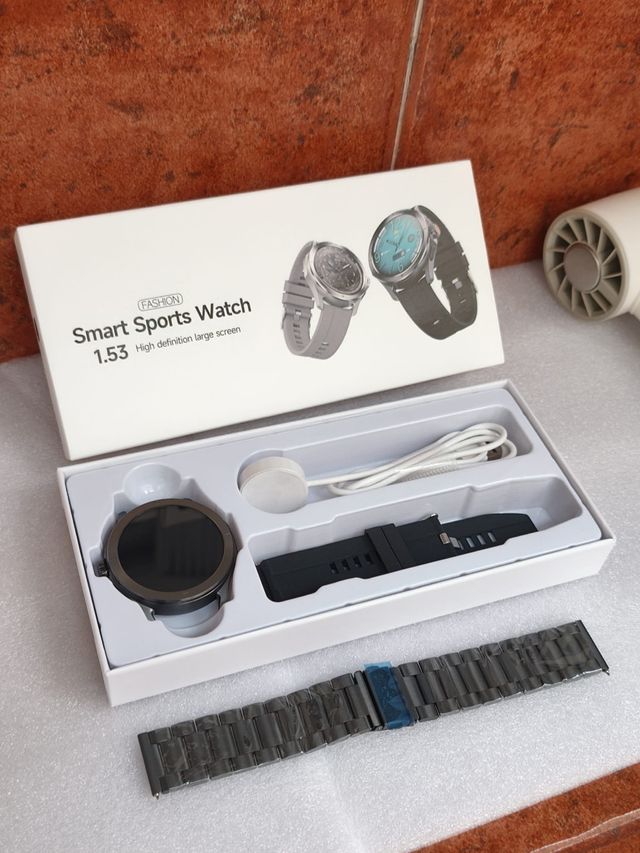 Smartwatch deportivo 1.53" negro