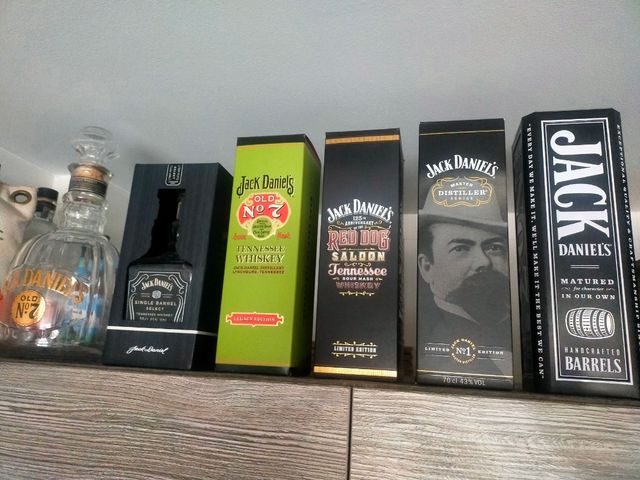 Colección Jack Daniel's: 5 botellas