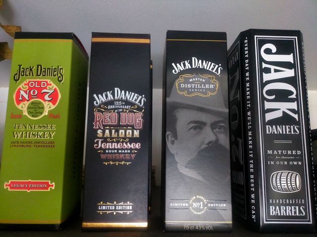 Colección Jack Daniel's: 5 botellas