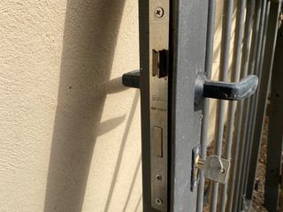 Puerta jardín metal - 2 piezas