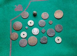 Lote Monedas Antiguas: plata, imperio español...