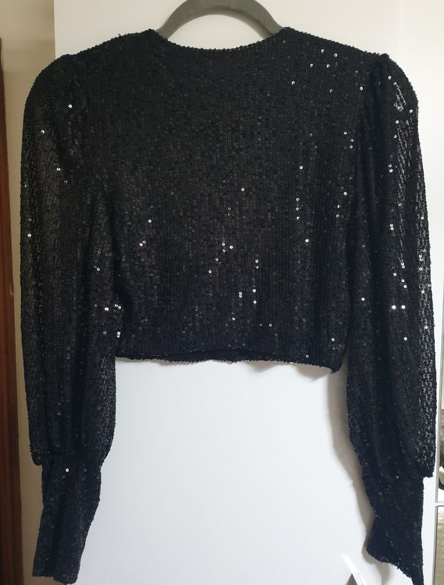Top Black Sparkle