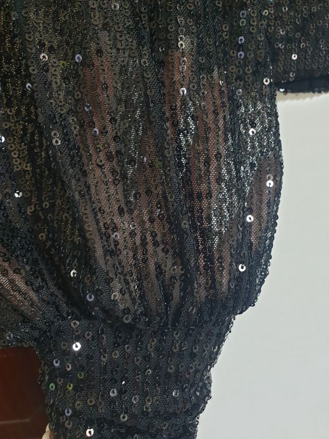 Top Black Sparkle