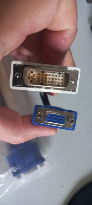 Adaptador DVI-VGA Dell cable corto