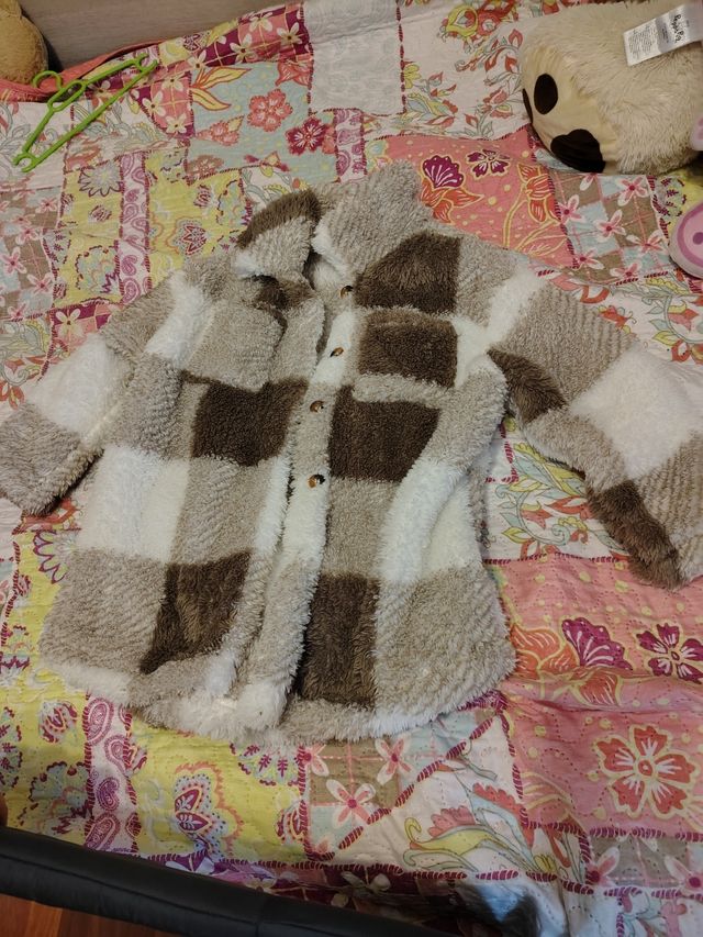 Chaqueta cuadros niña 4 años