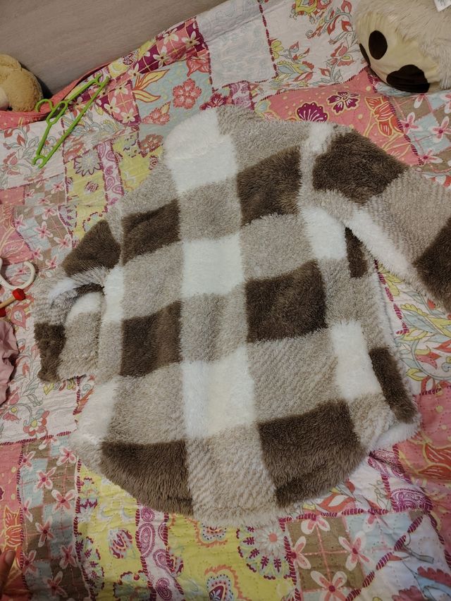 Chaqueta cuadros niña 4 años