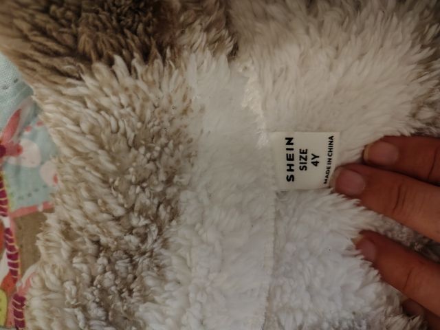 Chaqueta cuadros niña 4 años