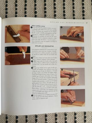 2 libros. Tecnicas de talla en madera